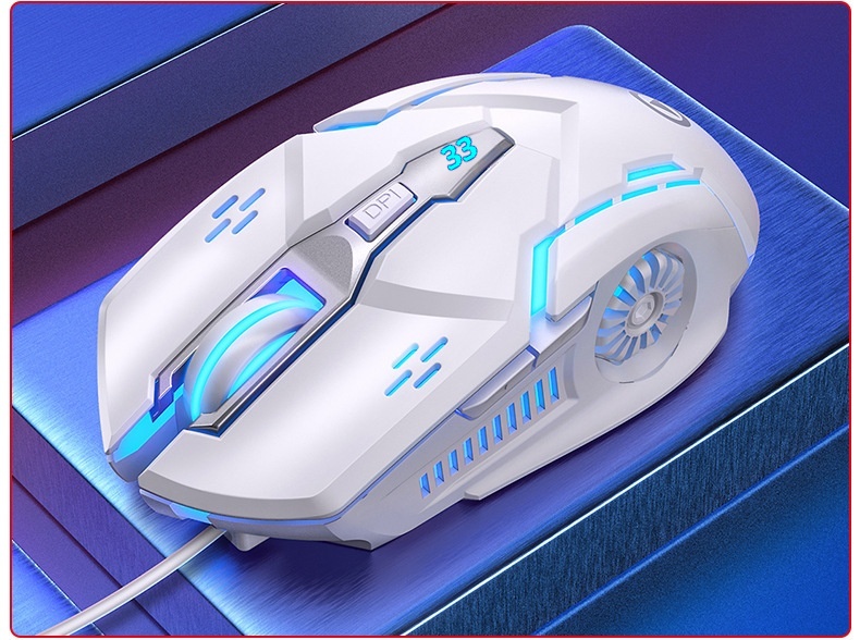 Techglobe G5 Wired Mouse Luminous Gaming E-sports Mechanical Silent Computer Accessories Cross-border Private Model_voghion.com