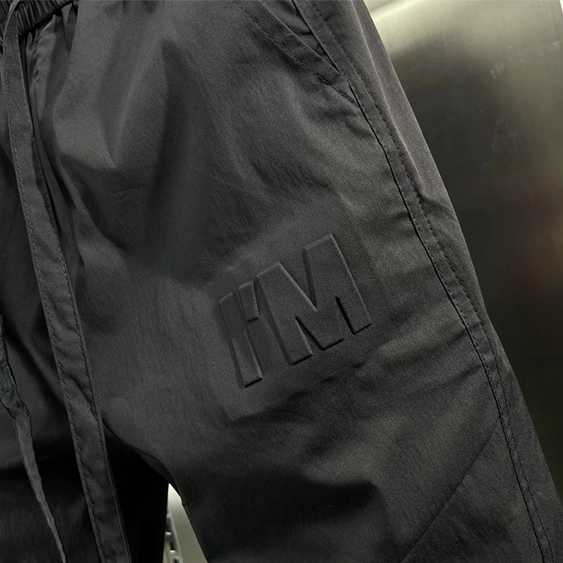 boy Spring And Autumn New Letter Embroidered Cargo Men's Casual Fashion Long Pants Versatile Comfortable Jogger Sweatpants_voghion.com