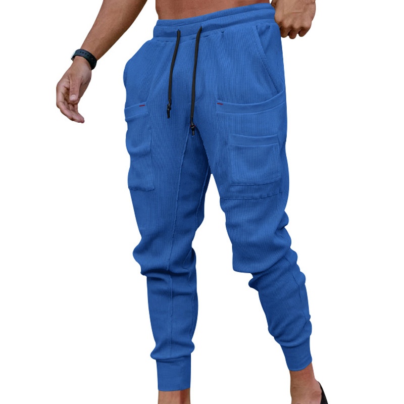 boy 2025 Cross-Border Autumn Sports Sweatpants Loose Joggers Multi-Pocket Men's Casual Long Pants_voghion.com