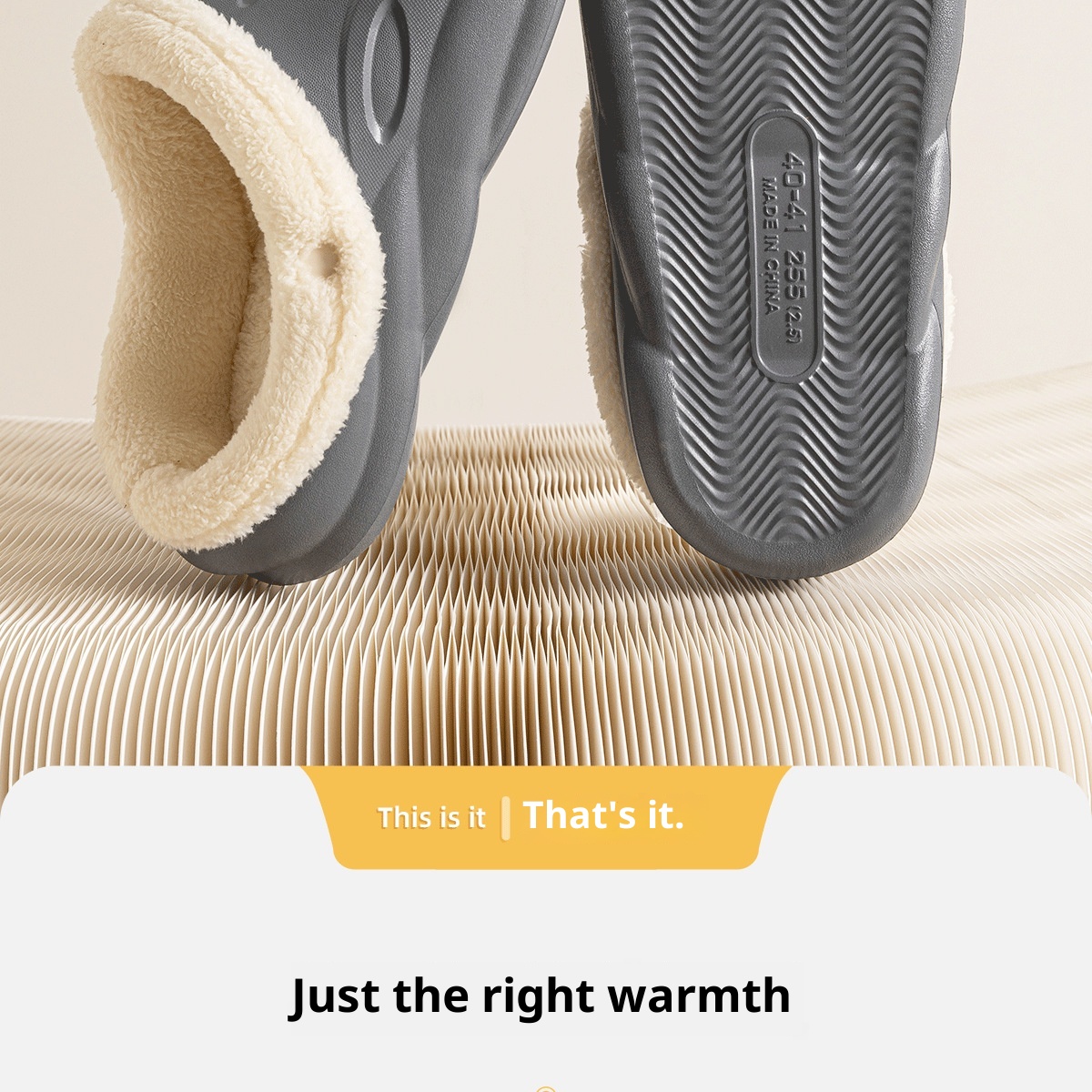 Zees Herren-Clogs mit Fleece-Futter für Paare, 2025 Neu Winter Indoo Rutschfeste, warme Baumwoll-Slipper mit dicker Sohle für Damen und Outdoor_voghion.com