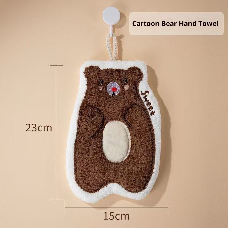 Lillian Hot Sling Cut Peluche Asciugamano Spesso Appeso Design Universale Per Bagno Cucina Super Assorbente E_voghion.com
