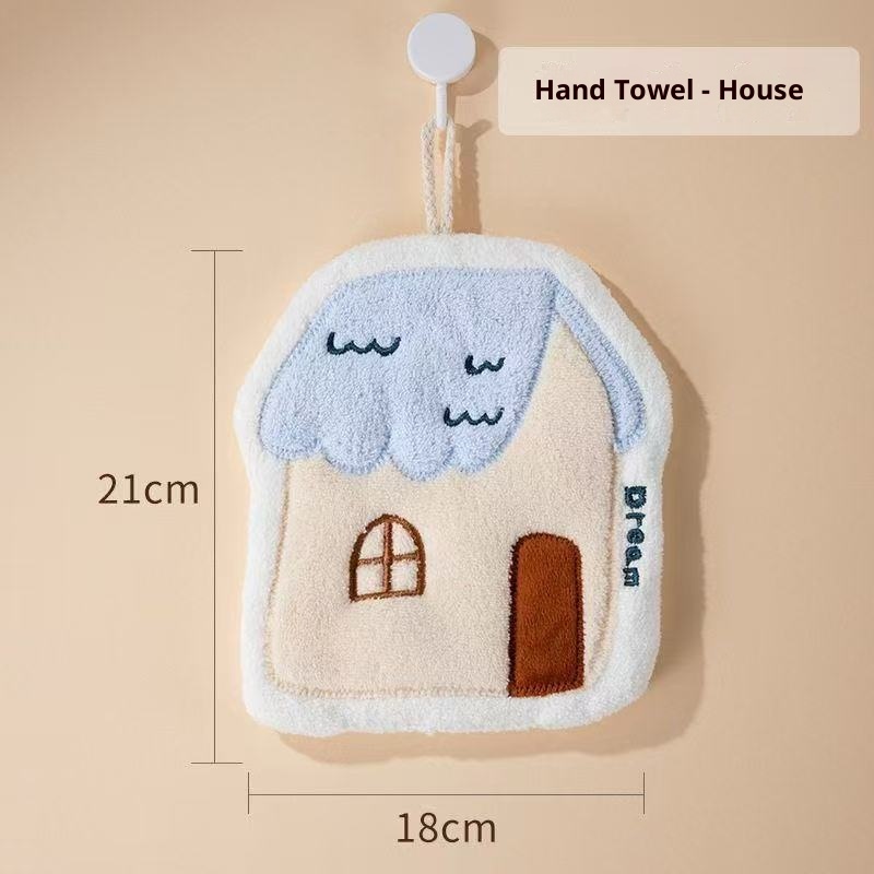 Lillian Hot Sling Cut Peluche Asciugamano Spesso Appeso Design Universale Per Bagno Cucina Super Assorbente E_voghion.com