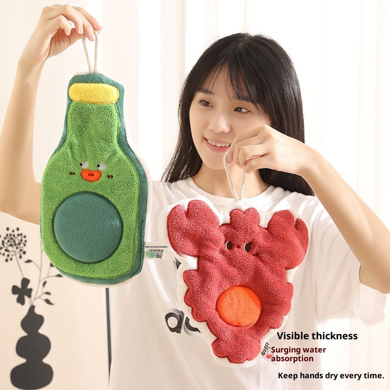 Lillian Large Stall Extended Series Hand Hanging Absorbent Kitchen Bathroom Dual-use Square Towels Wholesale Cross-border_voghion.com