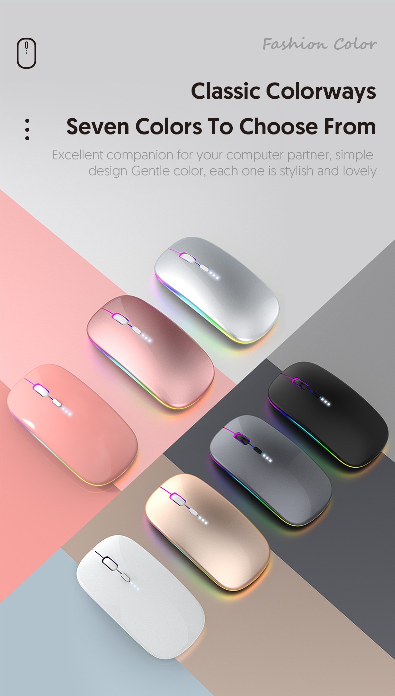 Techglobe Hot-Selling Type-C Charging Silent Bluetooth Dual-Mode Power Display Wireless Mouse Universal For Phones And_voghion.com