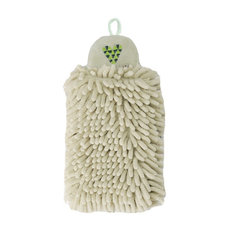 Toalla de chenilla Lillian, gruesa, de secado rápido, para colgar, ideal para cocina, baño e inodoro. Absorbente, bordada. ¡Compra ahora!_voghion.com