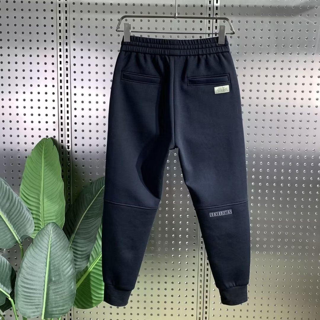 Pantalon de jogging long de sport décontracté pour homme, automne-hiver, nouvelle marque, tendance, en maille, ample, polyvalent, élastique et slim._voghion.com