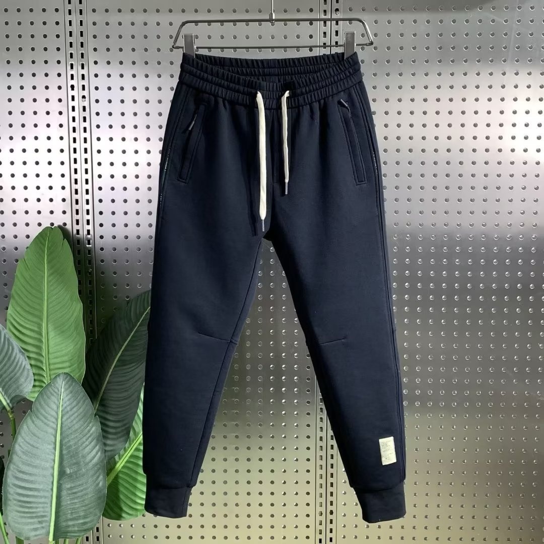 Pantalon de jogging long de sport décontracté pour homme, automne-hiver, nouvelle marque, tendance, en maille, ample, polyvalent, élastique et slim._voghion.com