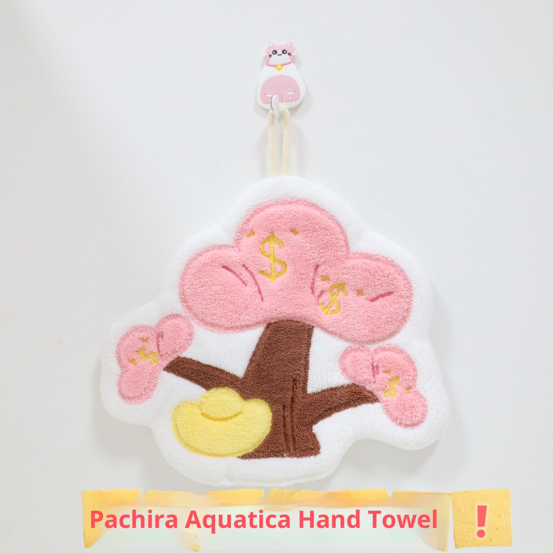 Lillian Big Fortune Tree Hand Kitchen Household Children's Handkerchief Towel Hanging Water Absorbent Quick-Dry_voghion.com