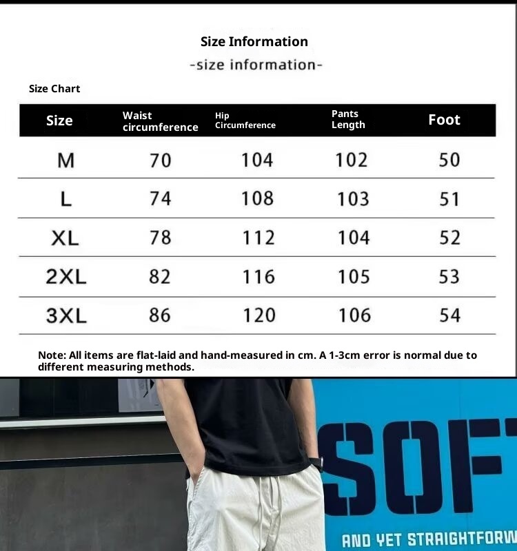 boy Light Gray Wrinkle Quick-Dry Men Summer Thin Paratrooper Cargo Pants American Style Straight-Leg Hiking Trousers_voghion.com