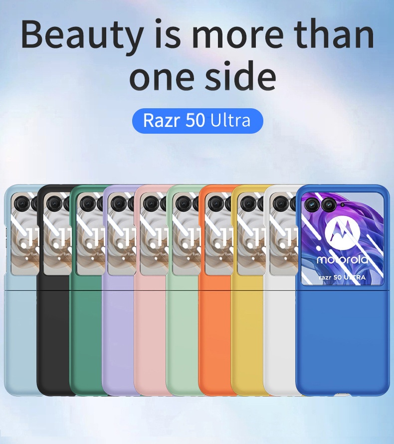 TechGlobe compatibile con Motorola Razr 60 Ultra Custodia e protezione per telefono con spray olio integrato Skin Feel Schermo pieghevole_voghion.com