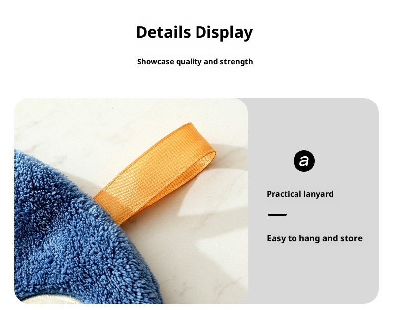 Lillian Cute Penguin Absorbent Children's Household Kitchen Wipe Duck Hanging Cartoon Hand Towel_voghion.com