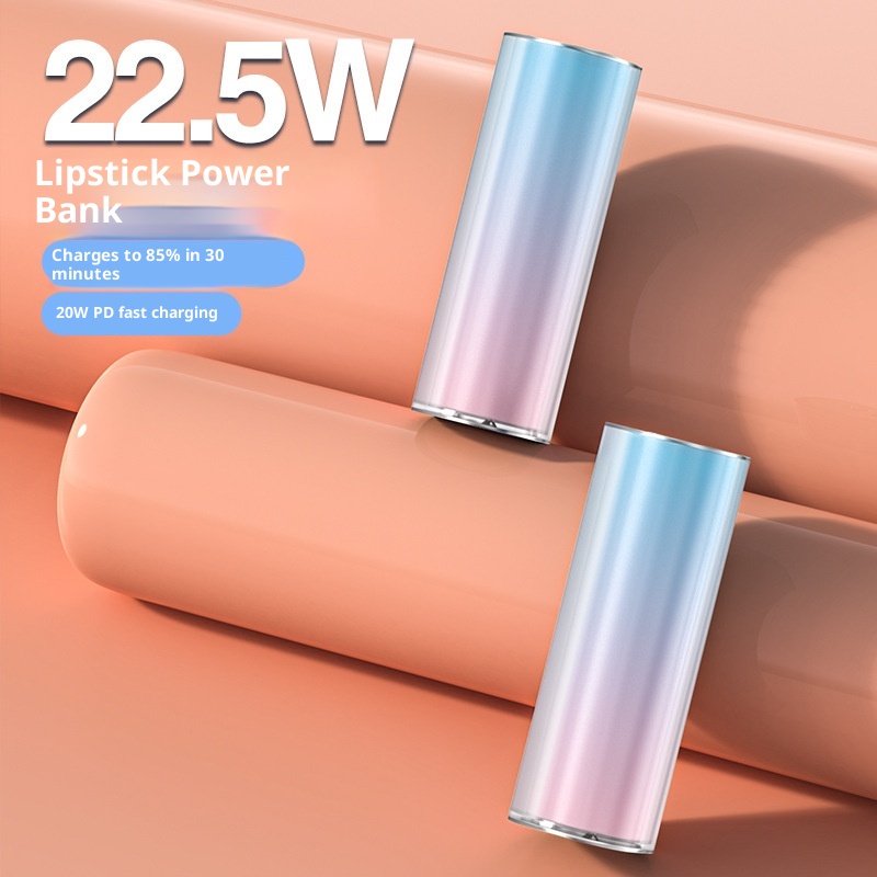 Batterie externe portable compacte Techglobe à dégradé de couleurs 10 000 mAh, personnalisable et exclusive pour les échanges transfrontaliers._voghion.com