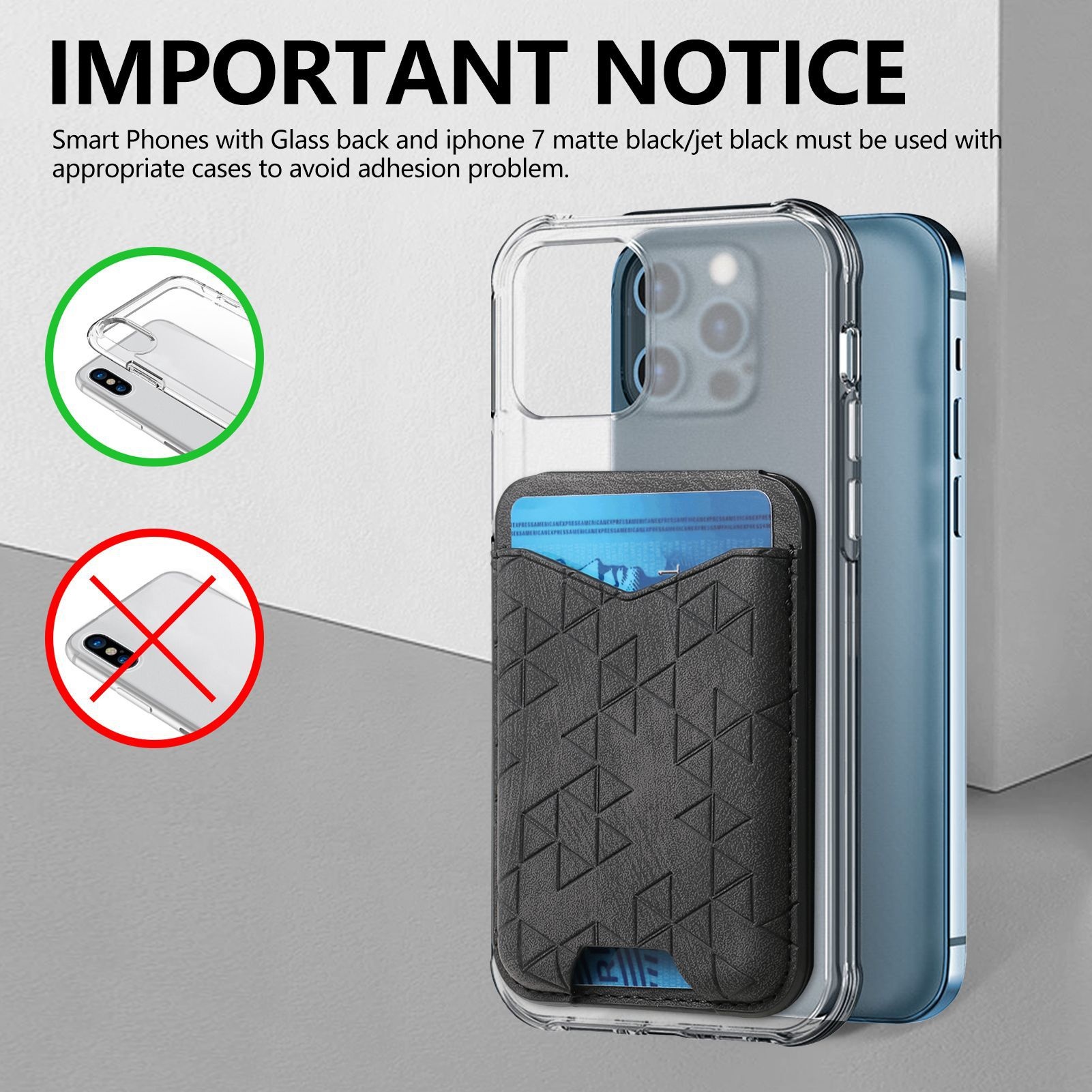 TechGlobe Cross-Border New A-Line Stand Multi-Functional Phone Holder Storage Insert Coin Clip Adhesive Sticker Card Case_voghion.com