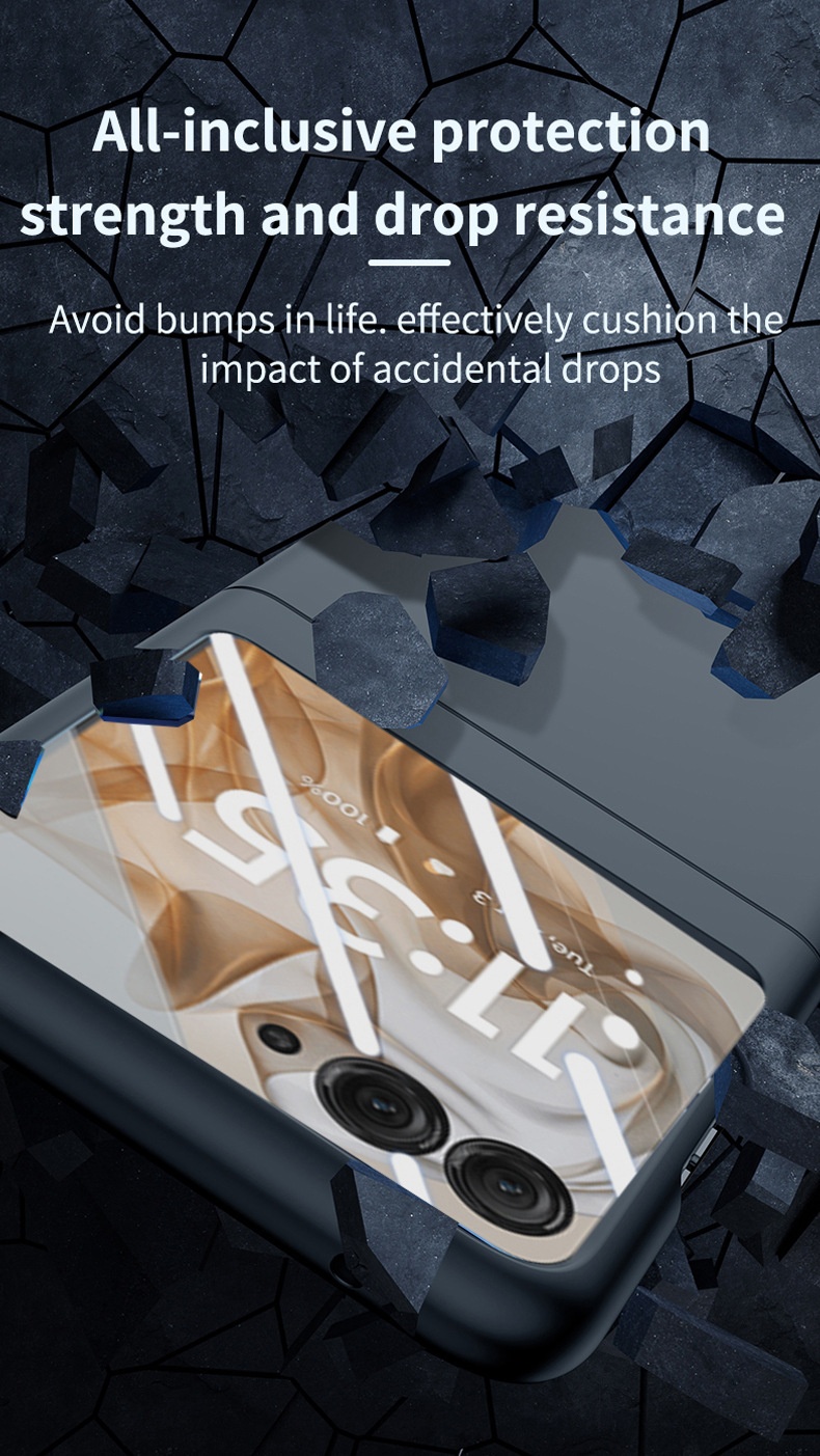 TechGlobe compatibile con Motorola Razr 60 Ultra Custodia e protezione per telefono con spray olio integrato Skin Feel Schermo pieghevole_voghion.com