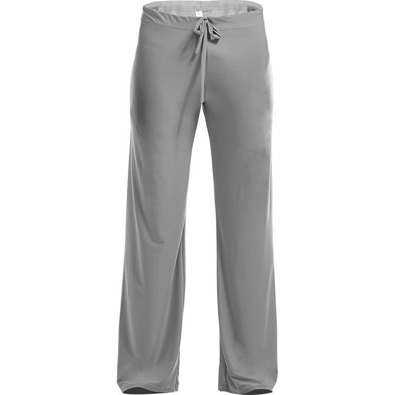 Pantalon long droit pour homme, en tissu de soie glacée, style yoga, exclusif à la frontière, PS504_voghion.com