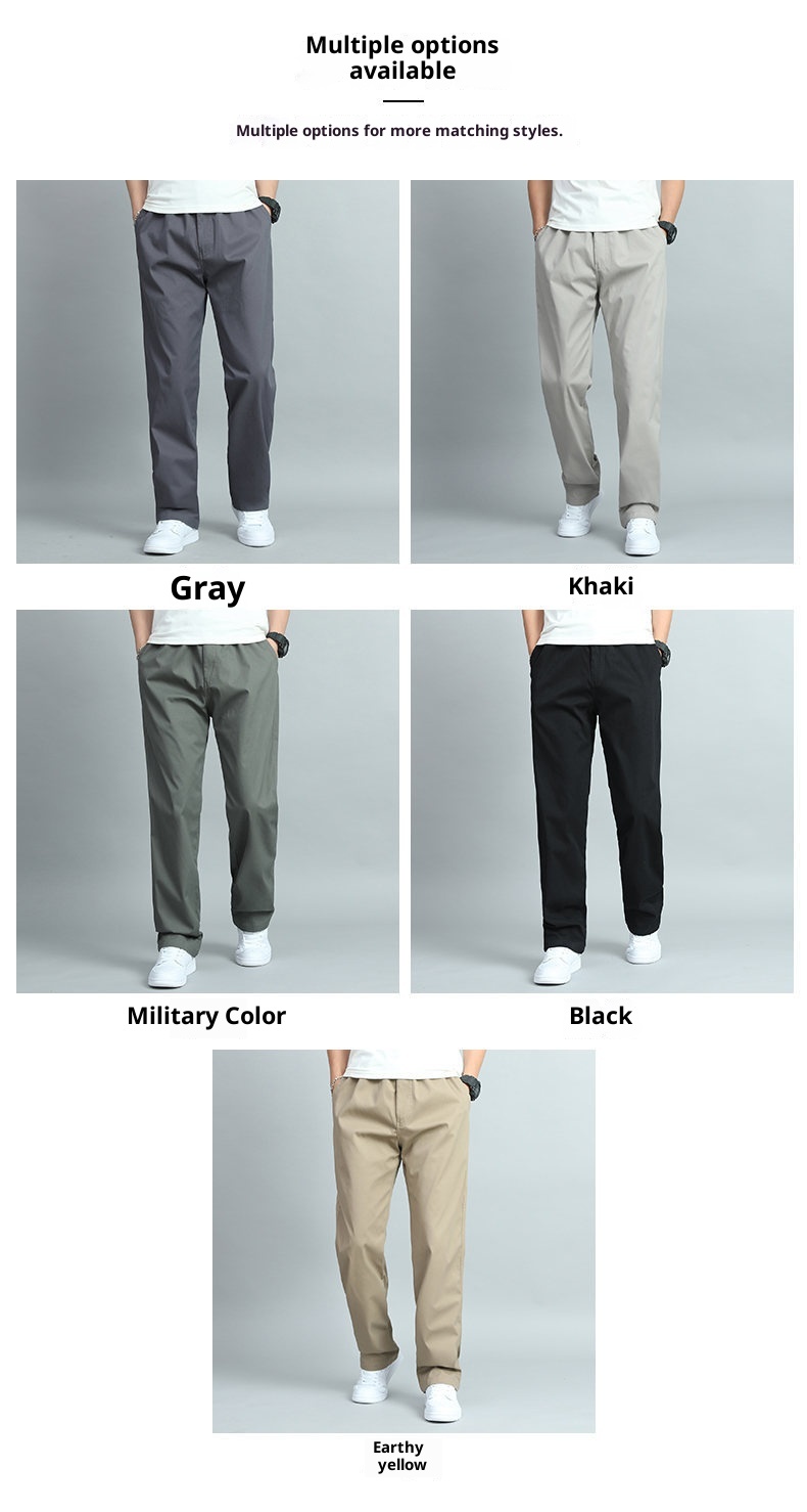 boy Cross-Border Foreign Trade Casual Spring Summer Autumn New Cotton Sports Cargo Suit Pants Men's Trousers_voghion.com