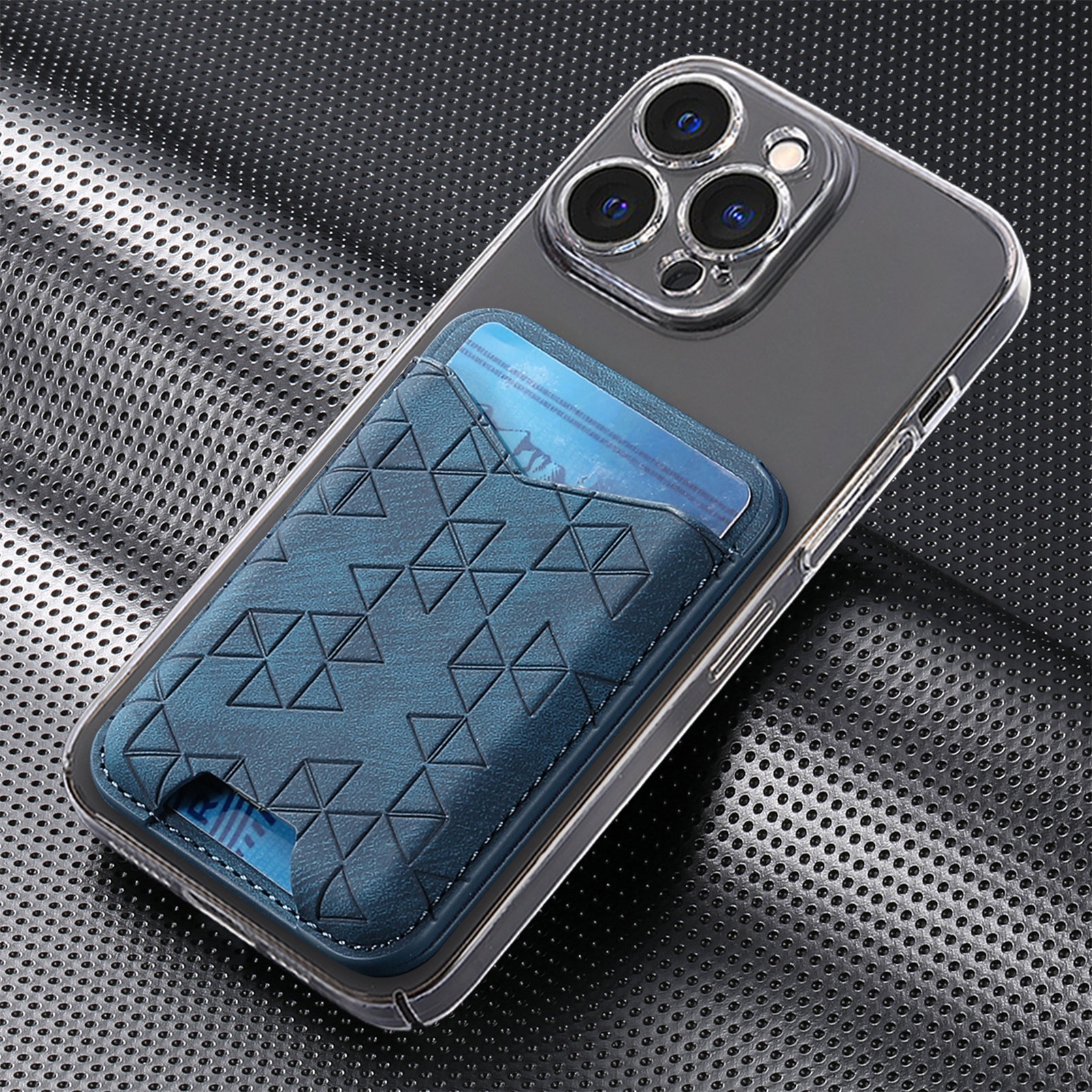 TechGlobe Cross-Border New A-Line Stand Multi-Functional Phone Holder Storage Insert Coin Clip Adhesive Sticker Card Case_voghion.com