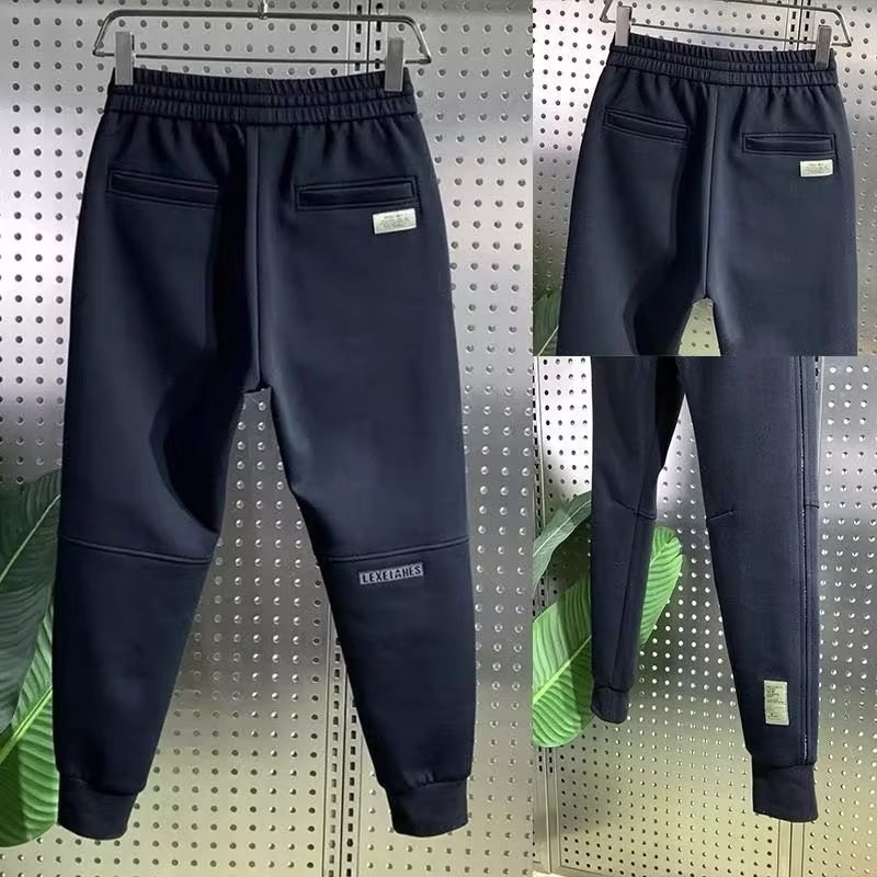 Pantalon de jogging long de sport décontracté pour homme, automne-hiver, nouvelle marque, tendance, en maille, ample, polyvalent, élastique et slim._voghion.com