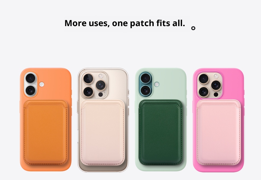 TechGlobe Compatible With IPhone 17 Case 16/15 Strong Magnetic Official Same Style Leather Card Holder_voghion.com