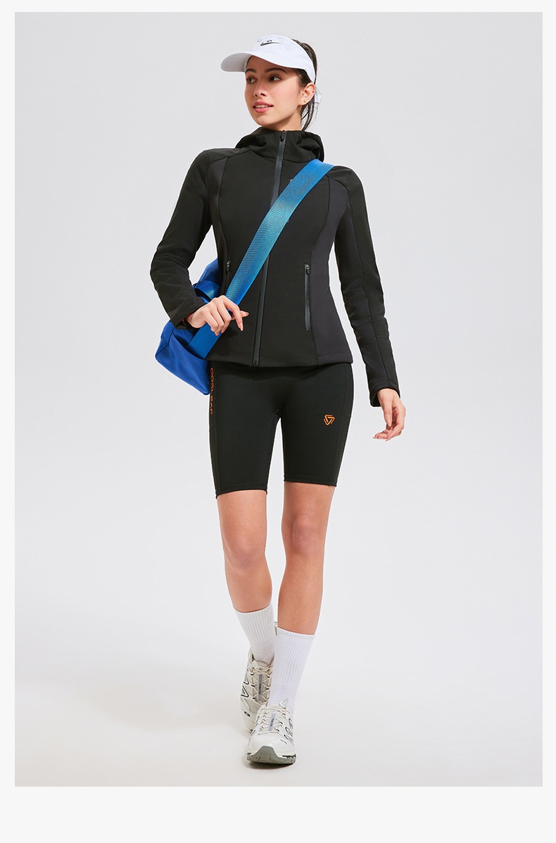 Pantaloni sportivi da corsa e maratona unisex con coulisse e tasche a vita alta, a compressione, per ragazzo_voghion.com