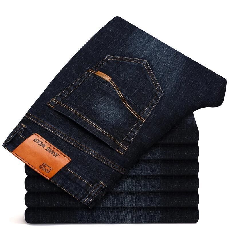 Jeans fins d'été pour garçon, fabricant en gros, vêtements de travail, taille haute, coupe droite, décontractés, longs, résistants et anti-salissures._voghion.com