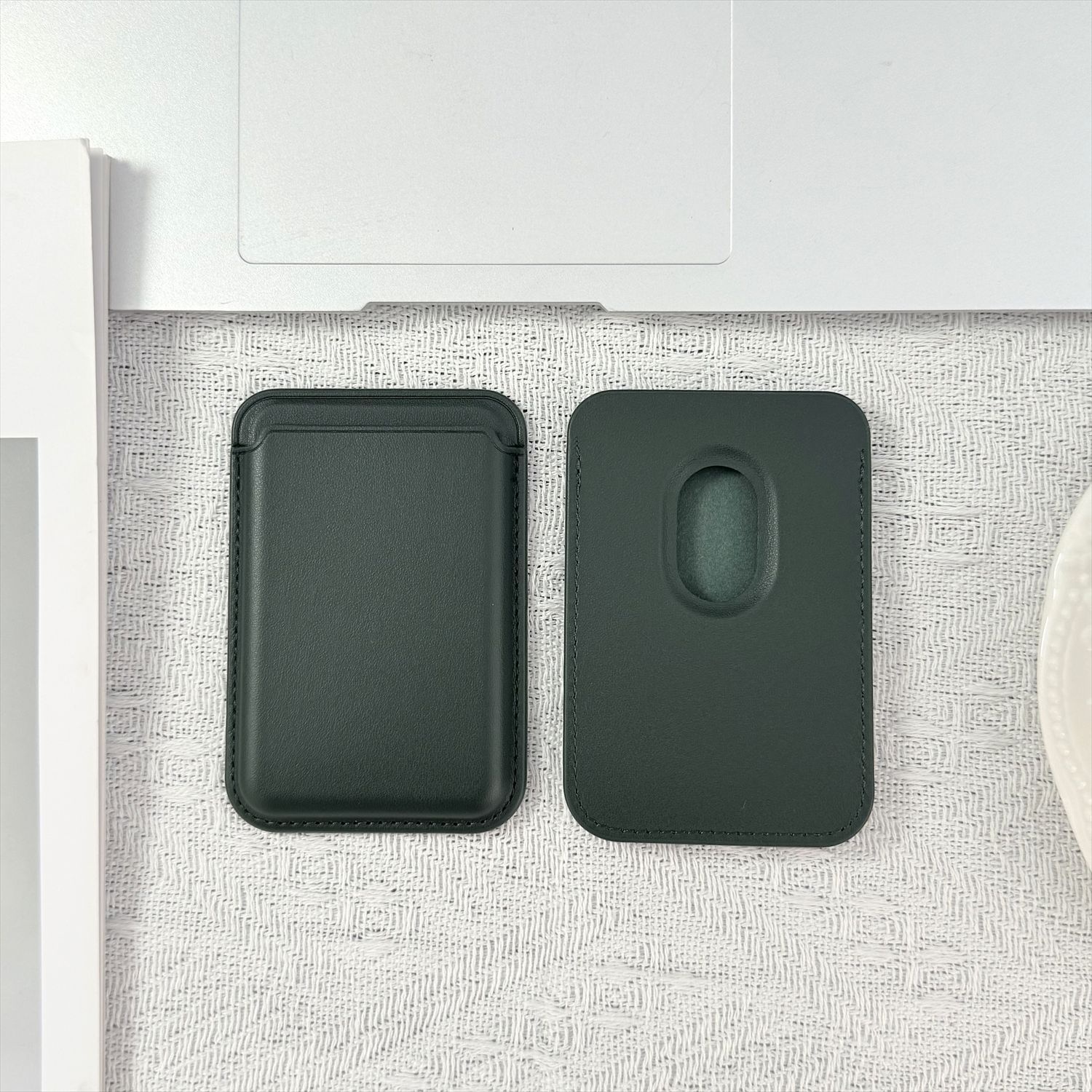 TechGlobe Compatible With IPhone 17 Case 16/15 Strong Magnetic Official Same Style Leather Card Holder_voghion.com