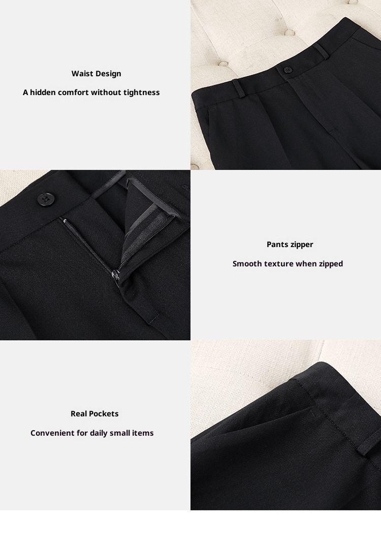 girl Girl Gray Set For Women, Double-Breasted, Petite Formal Wear, College Student Exam Interview Professional Suit_voghion.com