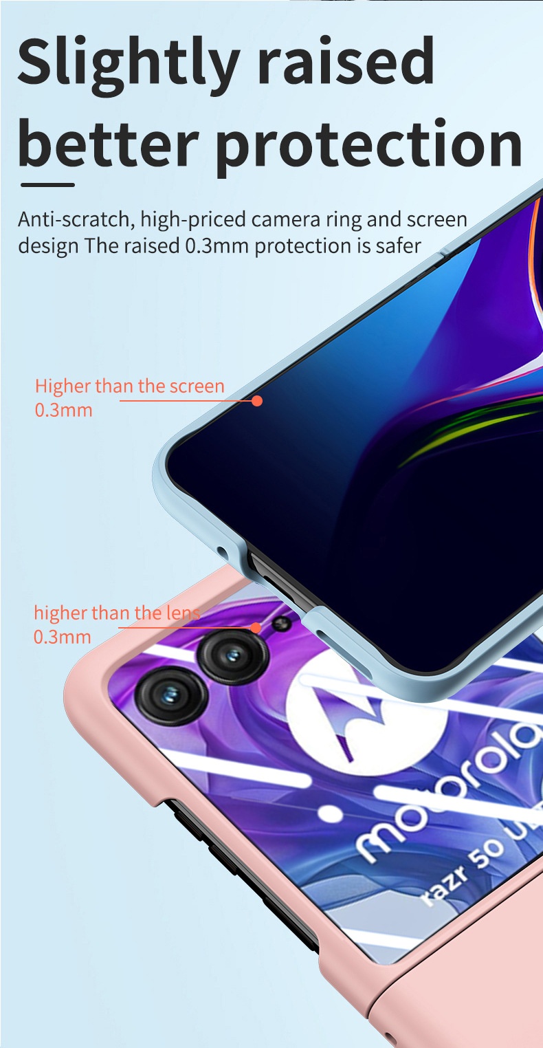 TechGlobe compatibile con Motorola Razr 60 Ultra Custodia e protezione per telefono con spray olio integrato Skin Feel Schermo pieghevole_voghion.com