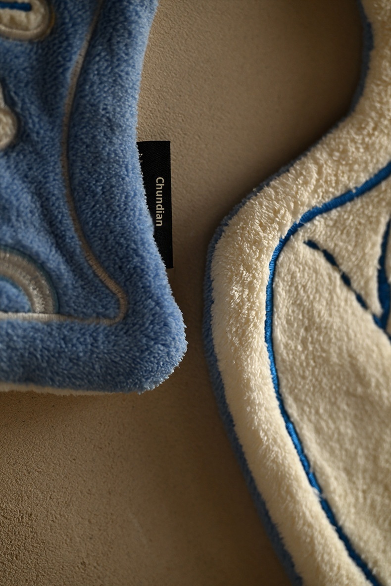 Lillian New Chinese Style Bathroom Towel Hanging Kitchen Absorbent Thickened Quick-Dry Odorless Hand Cloth Coral Fleece_voghion.com