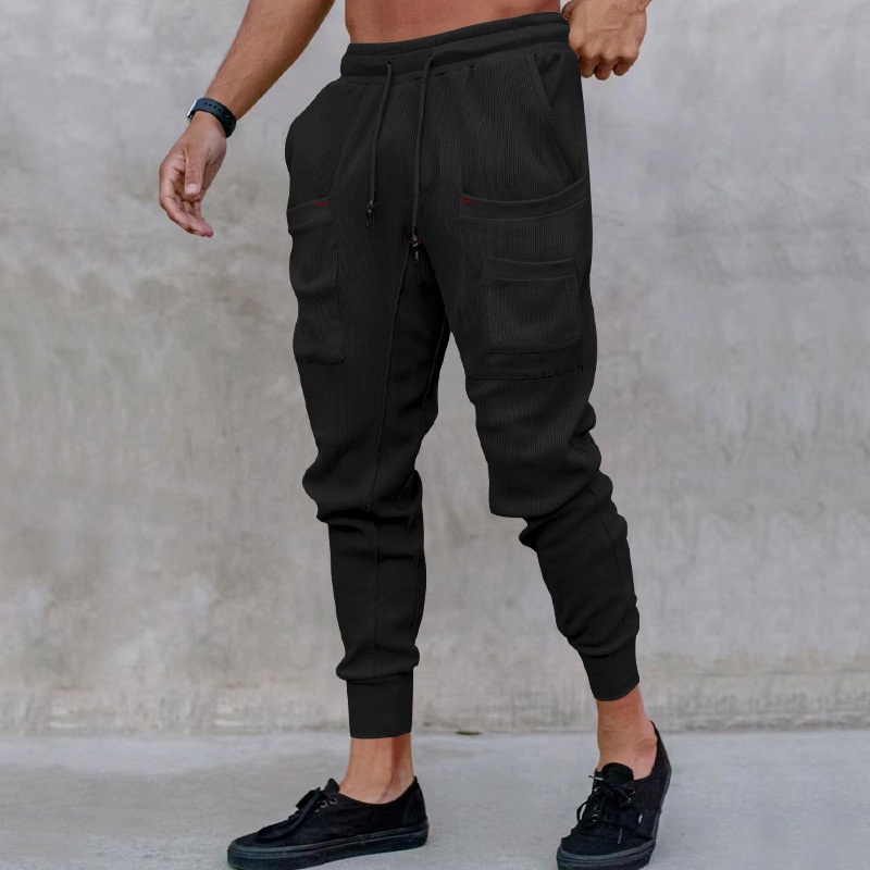 boy 2025 Cross-Border Autumn Sports Sweatpants Loose Joggers Multi-Pocket Men's Casual Long Pants_voghion.com
