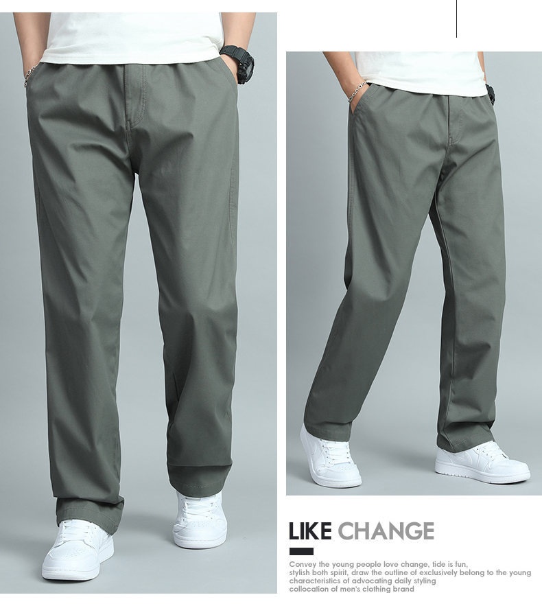 boy Cross-Border Foreign Trade Casual Spring Summer Autumn New Cotton Sports Cargo Suit Pants Men's Trousers_voghion.com