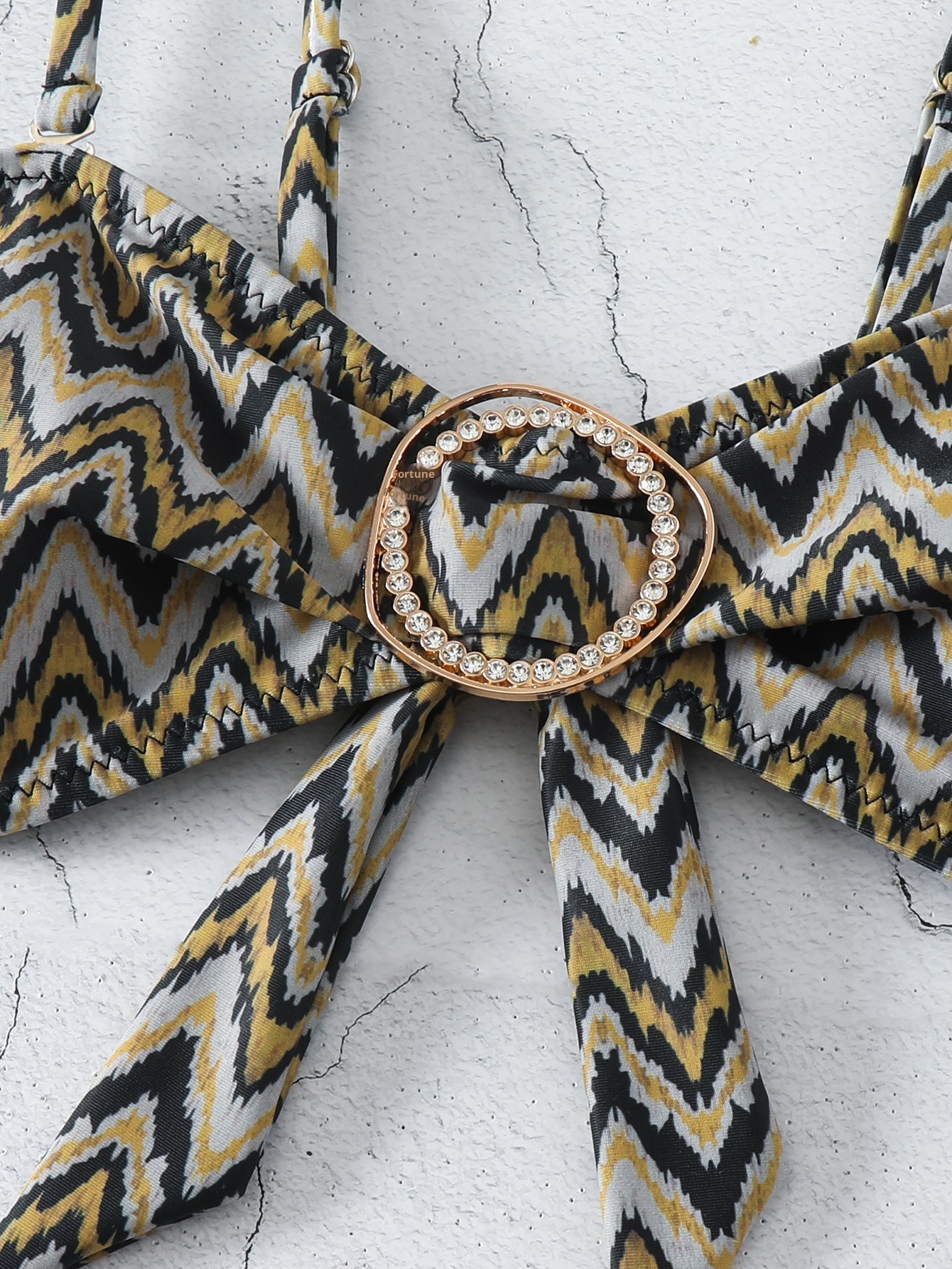 GraceChic GraceChic European And American Women's Swimsuit High-End Sexy Bikini Two-Piece Printed Backless Beach Swimwear Pure Desire Style_voghion.com