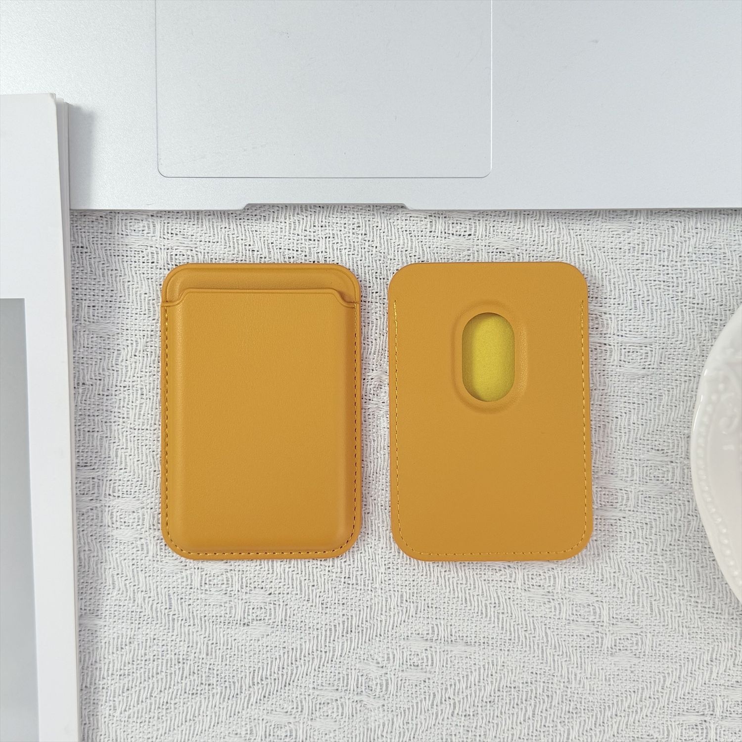 TechGlobe Compatible With IPhone 17 Case 16/15 Strong Magnetic Official Same Style Leather Card Holder_voghion.com