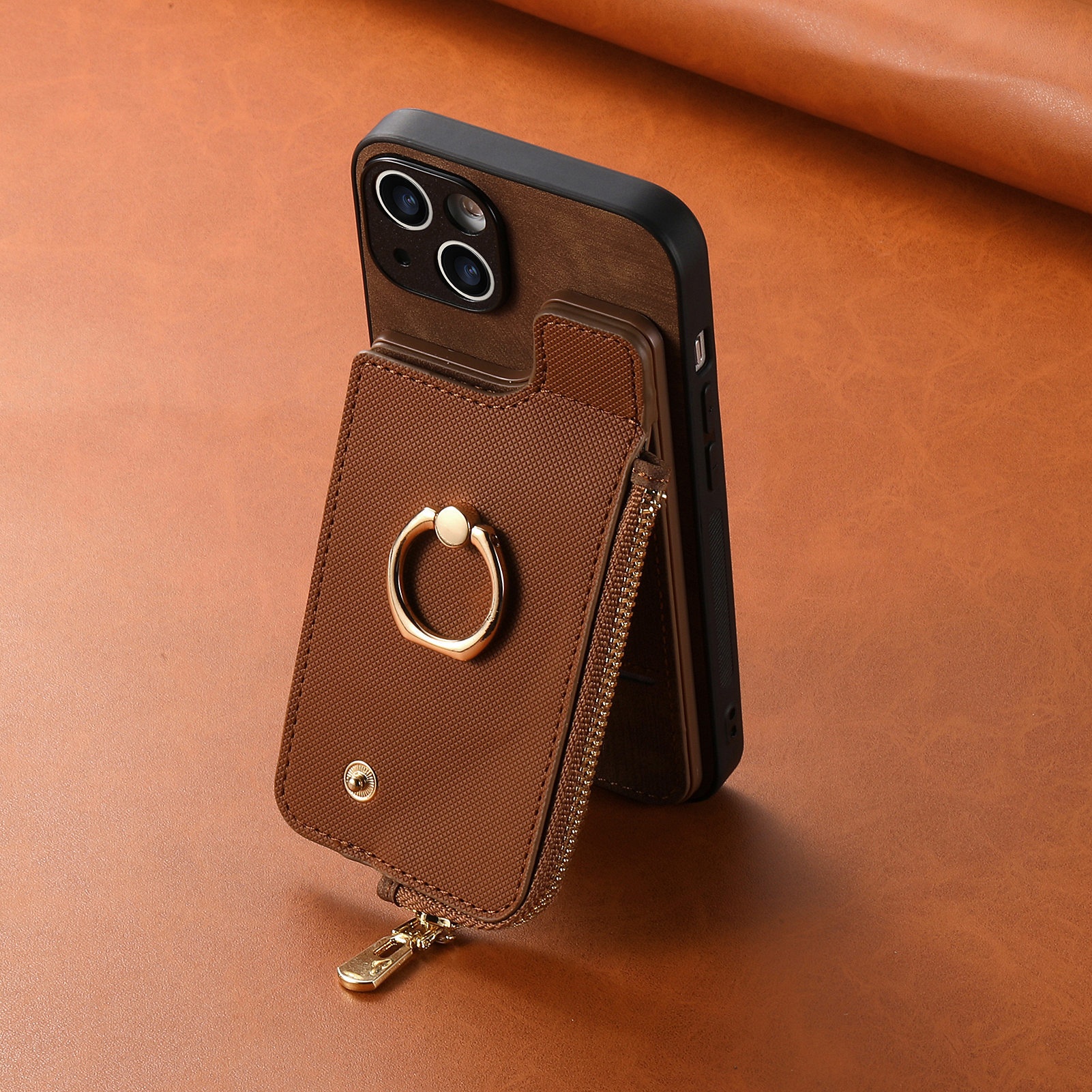 TechGlobe Cross-Border Compatible Samsung Galaxy S25 Ultra Retro Flip Cover Phone Case With Card Slot And Coin Pocket A55/A16_voghion.com