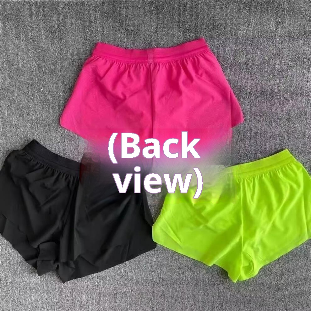 boy Sports Student Training Woven Ice Silk Cool Feel With Inner Lining Fitness Track And Field Swimming Marathon Running_voghion.com