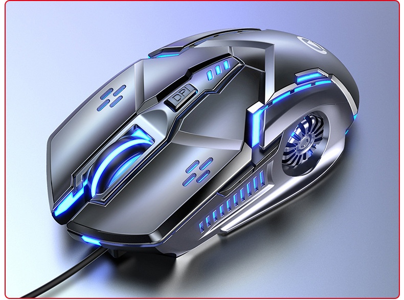 Techglobe G5 Wired Mouse Luminous Gaming E-sports Mechanical Silent Computer Accessories Cross-border Private Model_voghion.com