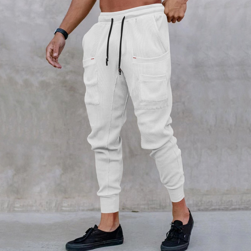 boy 2025 Cross-Border Autumn Sports Sweatpants Loose Joggers Multi-Pocket Men's Casual Long Pants_voghion.com