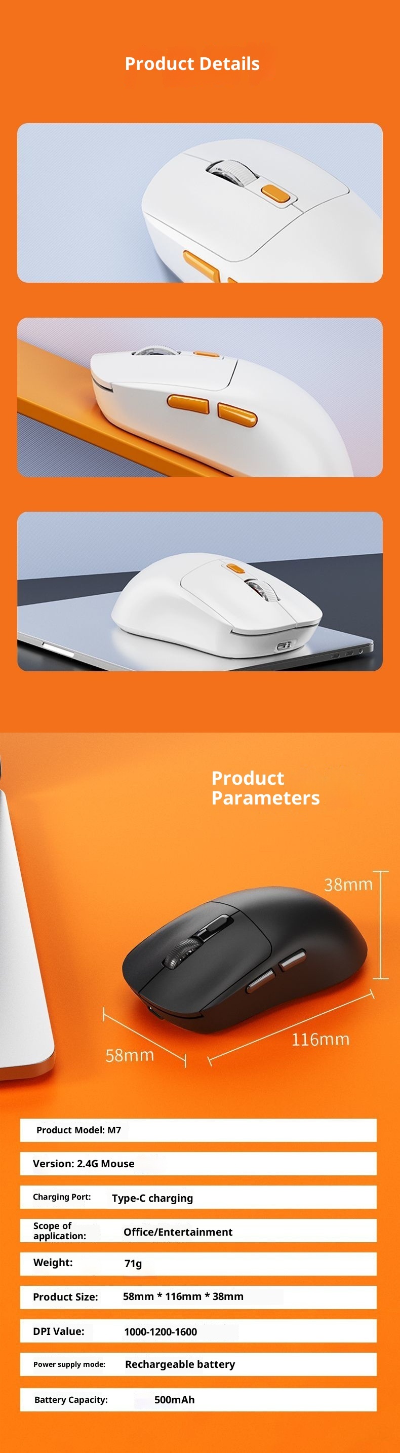 Techglobe Rechargeable Wireless Mouse Sound For Office Use, Compatible HP ASUS Laptops And Desktops, Factory Direct Wholesale With_voghion.com