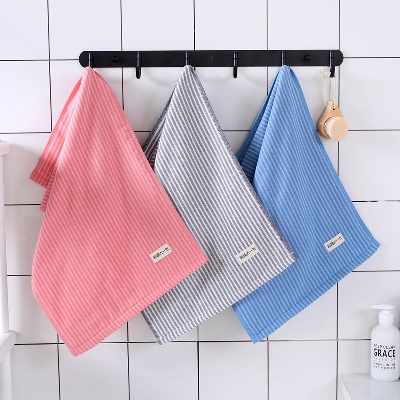 Lillian Strawberry Cotton Children's For Kids Face Washing Hand Wiping Cartoon Baby Household Hanging Kindergarten Small Towel_voghion.com