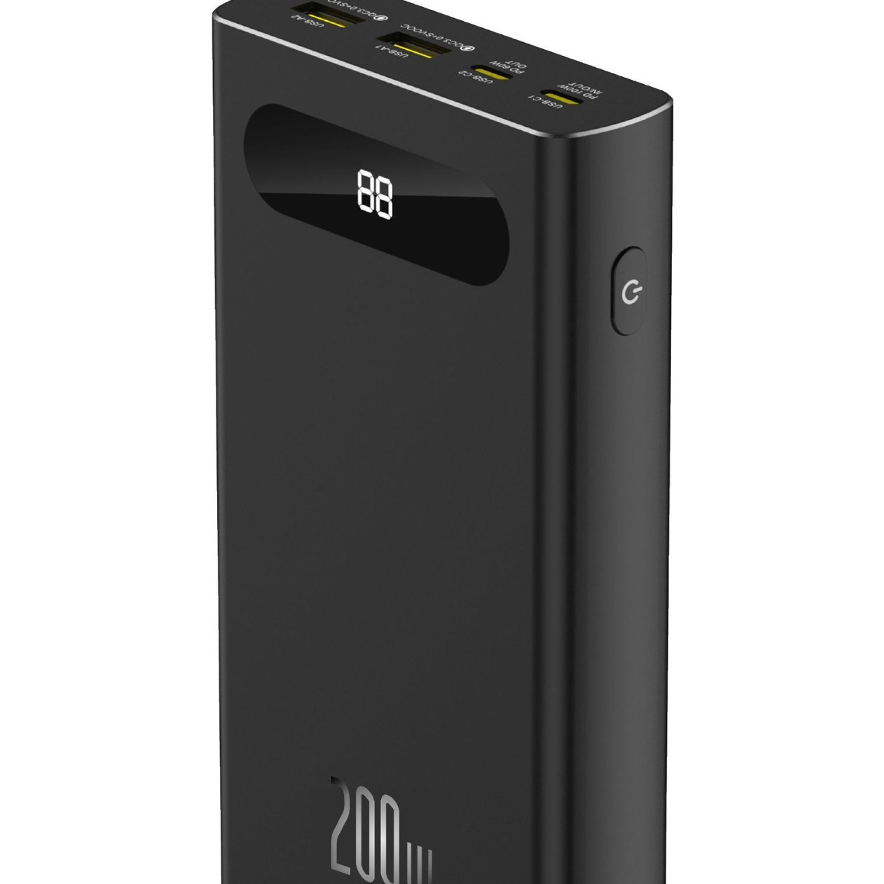 Power bank in lega di alluminio PD100W da 20000 mAh, esclusivo transfrontaliero di Techglobe, da 200 W, grande capacità_voghion.com
