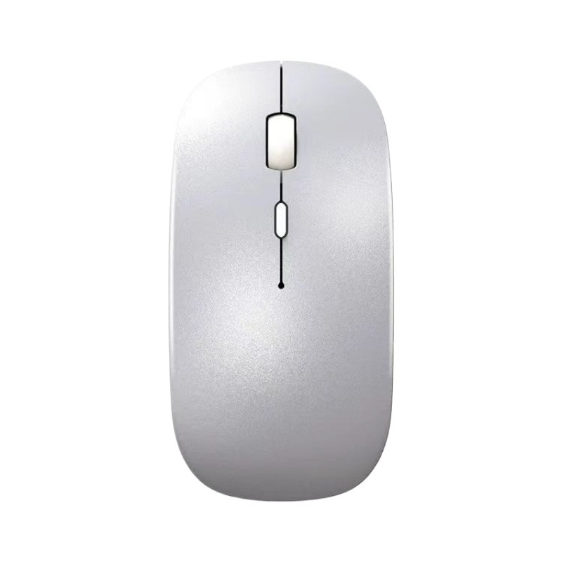 Techglobe Bluetooth Silent Rechargeable Dual-Mode Desktop Office Gaming Laptop Universal Wireless Mouse_voghion.com