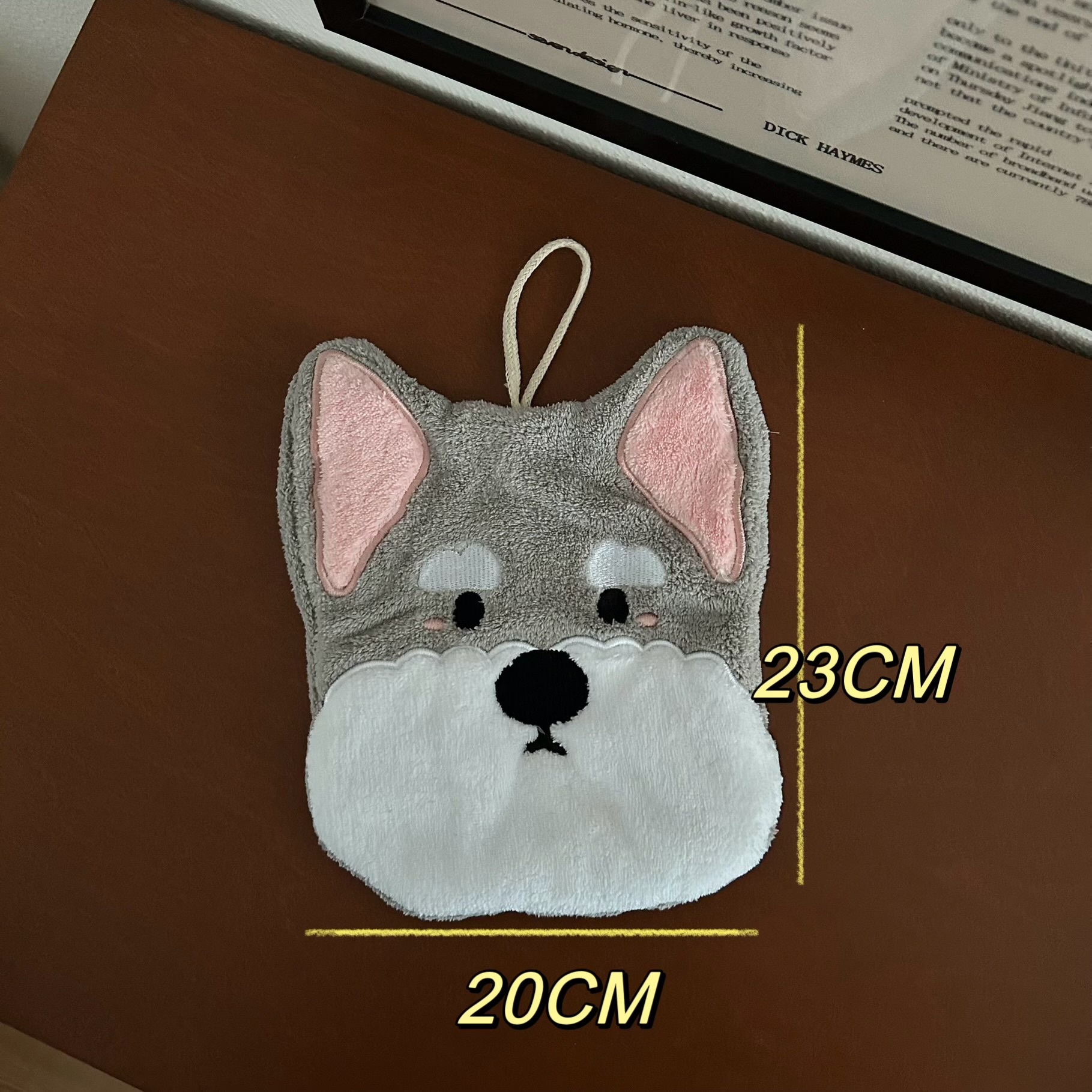 Lillian Puppy Cartoon Cute Hand Hanging Super Absorbent Thickened Korean Small Towel For Bathroom_voghion.com