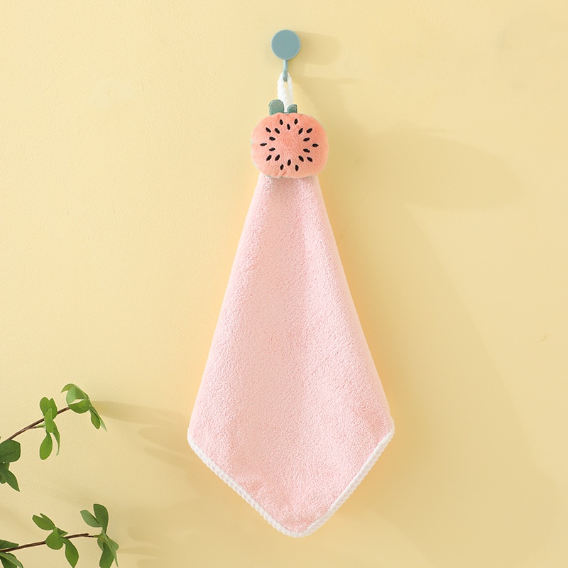 Lillian Kore Versiyonu Karikatür Yeni Mutfak Askılı El Havlusu Hızlı Kuruyan Bez Çocuklar Kalınlaştırılmış Mercan Polar Emici_voghion.com