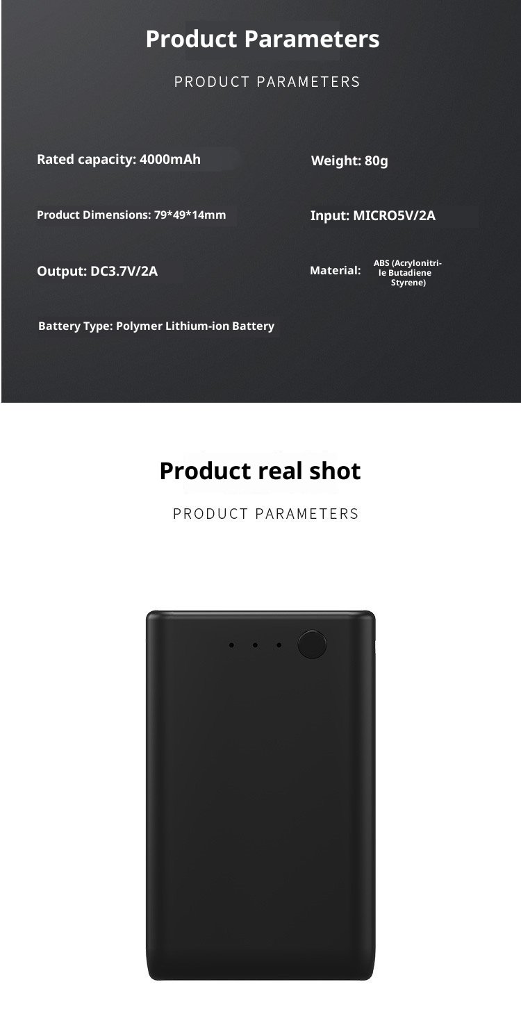 techglobe Cross-Border PSE Gloves Bank Portable Compact Socks Battery Large Capacity Mini Heating Clothing Power Supply_voghion.com