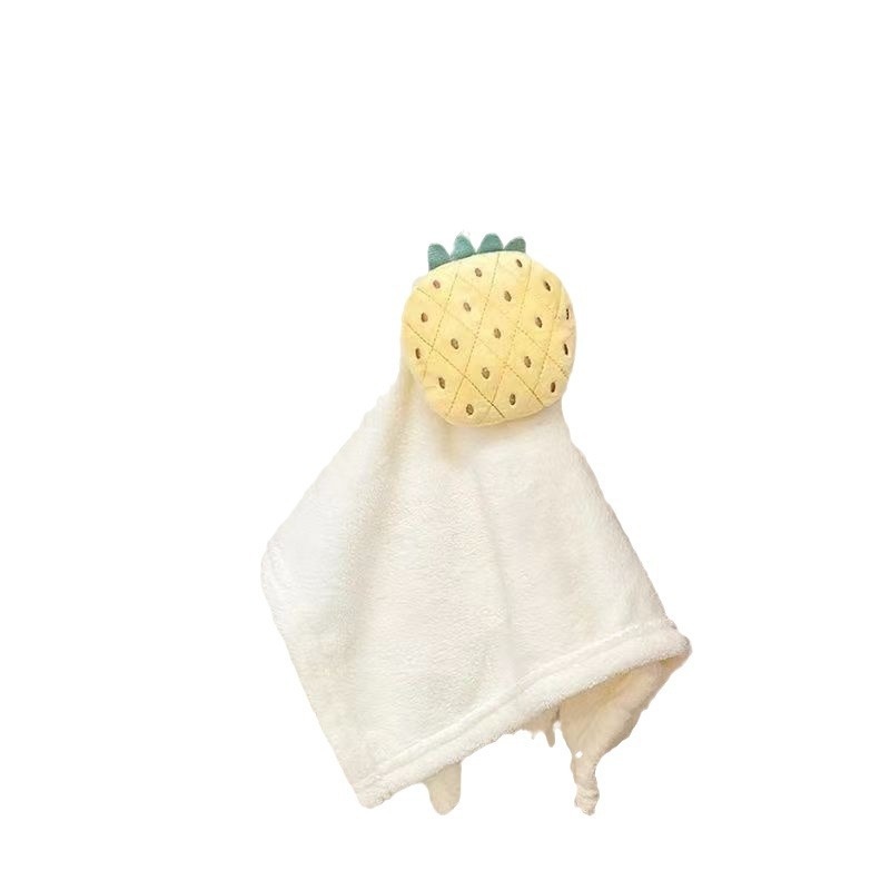 Toalla infantil Lillian con diseño de nube adorable, ideal para colgar en el baño, la cocina o el inodoro. Toalla de mano gruesa para niños._voghion.com