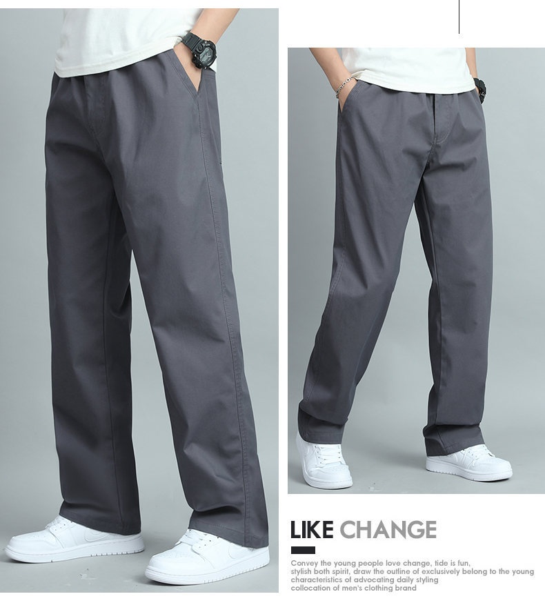 boy Cross-Border Foreign Trade Casual Spring Summer Autumn New Cotton Sports Cargo Suit Pants Men's Trousers_voghion.com