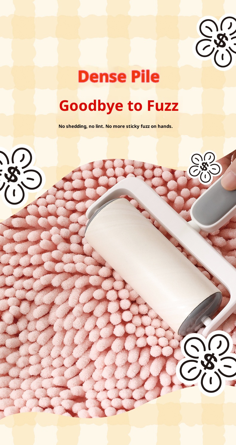 Lillian Rich Flower Series Cute Hanging Chenille Hand Absorbent Towel Kitchen Bathroom Dual-use Handkerchief Cross-border_voghion.com