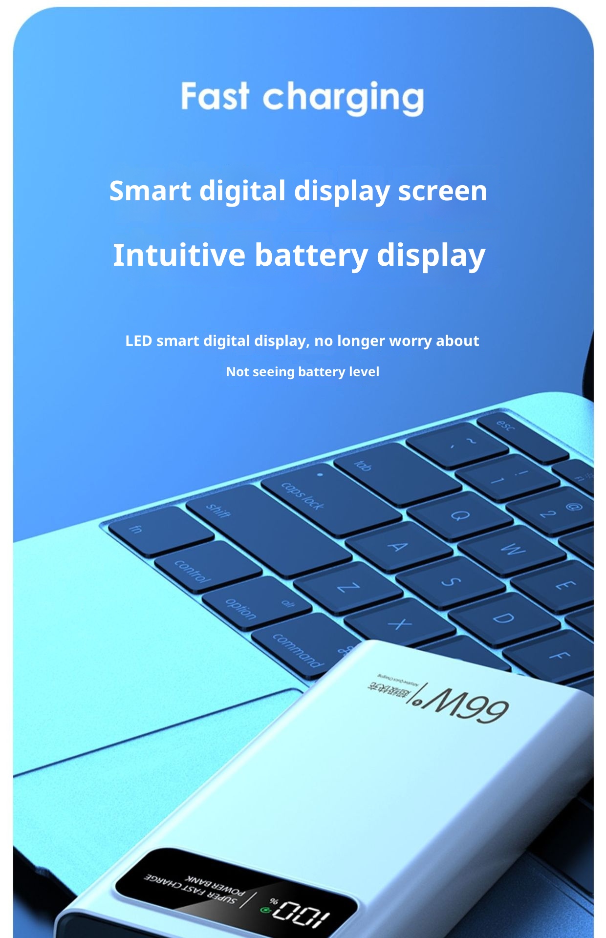 techglobe 3C Certified Wholesale 66W Super Fast Charging Bank 30000mAh 20000mAh Large Capacity Ultra-thin Portable Power Supply_voghion.com