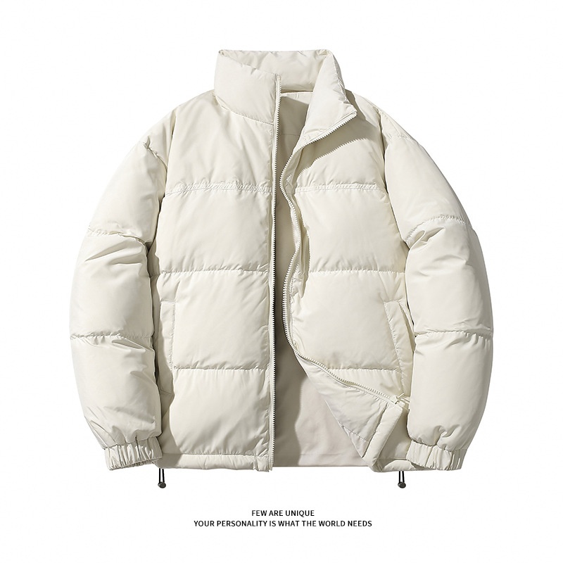 ActiveGo 2023 Winter Short Thickened Jacket Unisex White Duck Warm Top Casual Trendy Down Coat_voghion.com