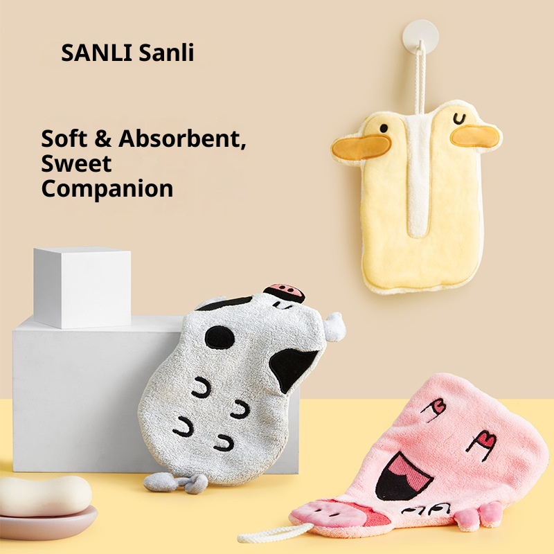 Lillian Sanli Cartoon Kitchen Hanging Hand Towel *1_voghion.com